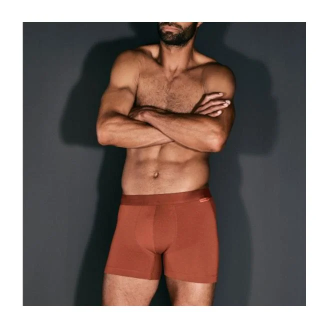 Custom Color Men Boxer Shorts Bamboo Underwear