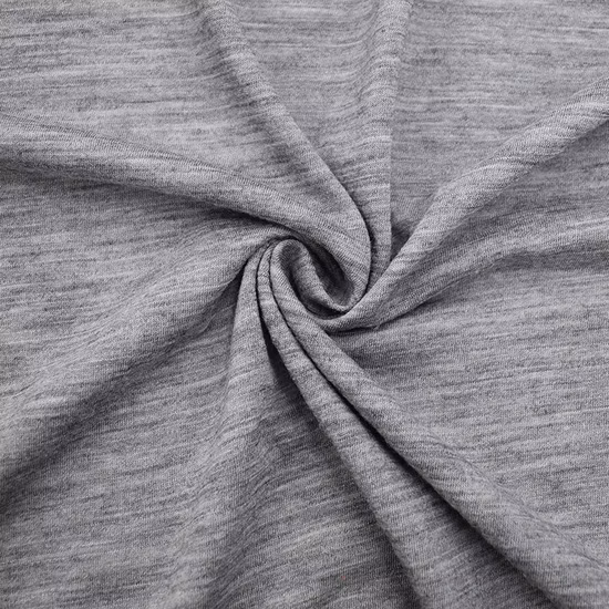 Heavyweight Breathable 55%Bamboo 45%Cotton Interwoven Fabric TNC Winter Jersey Fabric