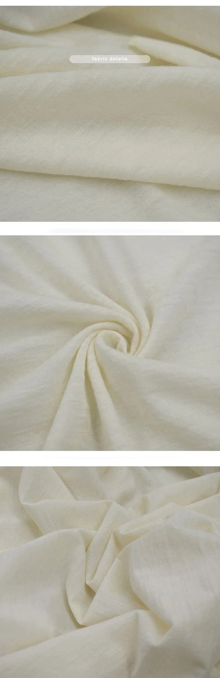 Heavyweight Breathable 55%Bamboo 45%Cotton Interwoven Fabric TNC Winter Jersey Fabric