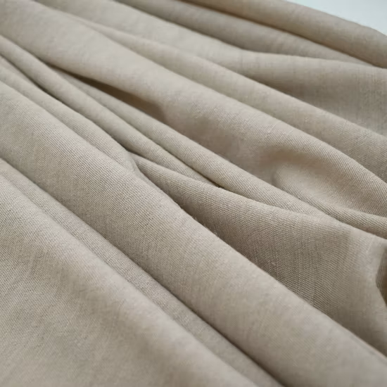 Heavyweight Breathable 55%Bamboo 45%Cotton Interwoven Fabric TNC Winter Jersey Fabric
