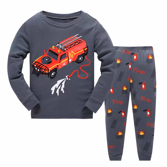 Jambear Organic Bamboo Kids Sleepwear Kids Pyjamas Pajama Sets for Infants Baby Loungewear Custom Kids Sleeping Set