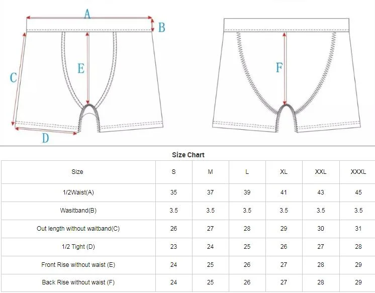 Cotton Bamboo Fabric Stripe Printing Boxer Briefs Men Underwear