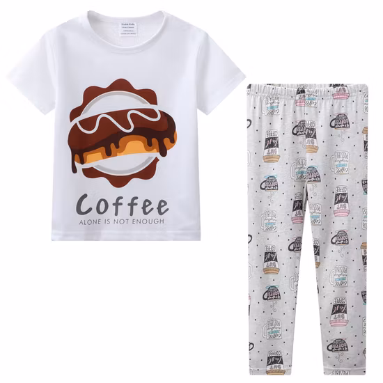 Jambear Organic Bamboo Boys Children Lounge Kids Pyjamas Toddler Infant Lounge Set Custom Kids Sleeping Set Kids Sleepwear